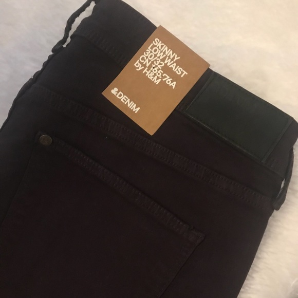 H&M Skinny Jeans Purple 30/32 - Picture 3 of 5